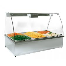 Bain-marie Warmhoudvitrine Rollergrill. type 3/1 GN