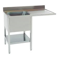 Spoeltafel-met achteropstand,onderplank en onderbouw.