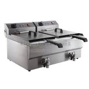 Elektrische tafelfriteuse 2x8 liter