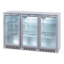 Display koeler grijs 3 deuren.