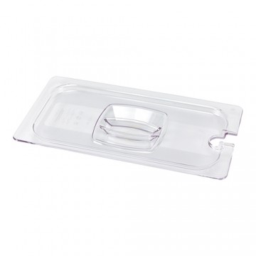 gastronorm deksel polycarbonaat met lepeluitsparing 1/1GN