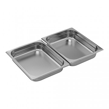gastronormbakken stapelbaar rvs 18/8, 6.1L 1/2GN
