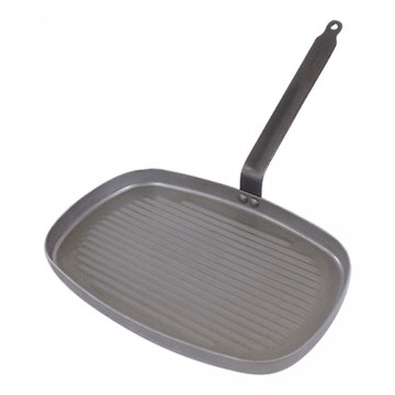 De buyer grillpan 38x26 cm carbone plus 99b