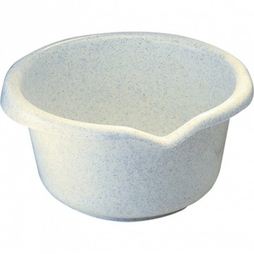 Beslagkom kunststof met schenktuit