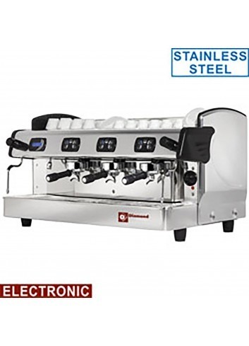 Maquina cafe expresso 3 grupos con display