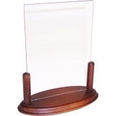 Menu houder plexi glas a4 120x270x270 mm 733031