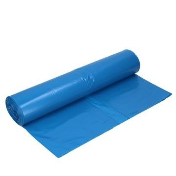 Mullbeutel vuilniszakken 90x110cm 70mu ldpe blauw afvalzak blue garbage bags disposable discounter littainer 2