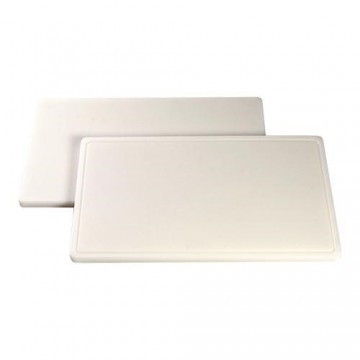snijplank caterchef met geul wit 2(h)