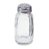 Zoutstrooier rvs glas 12 stuks 074038